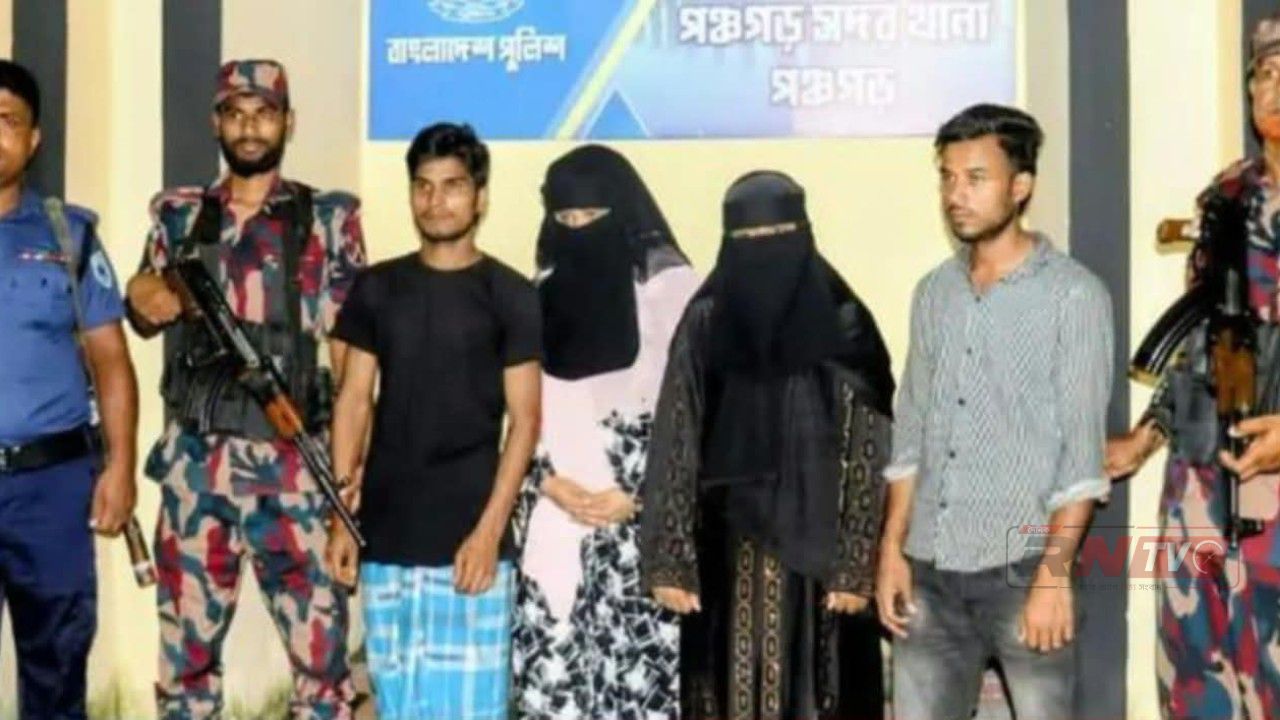 পঞ্চগড় সীমান্তে ভারতে অনুপ্রবেশের চেষ্টাকালে ৪ রোহিঙ্গা আটক
