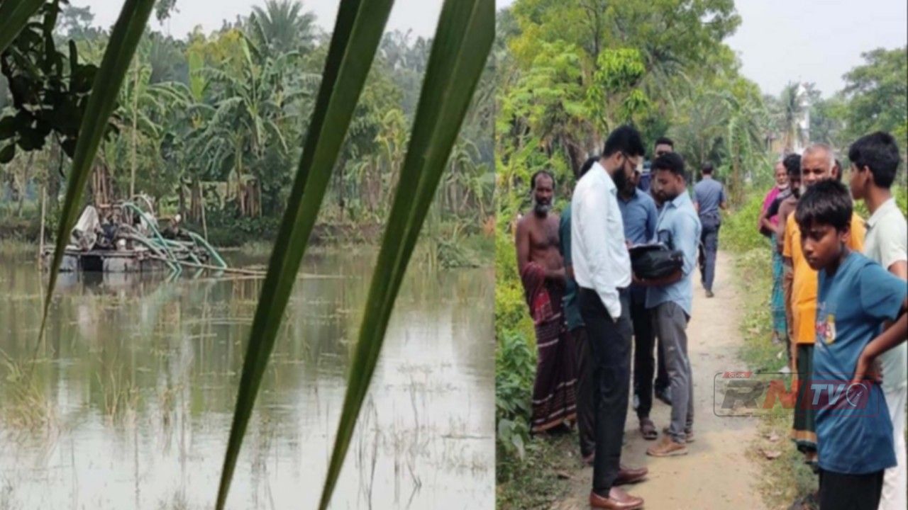 দেবহাটায় অবৈধ বালু উত্তোলনে ৫০ হাজার টাকা জরিমানা: ড্রেজার জব্দ